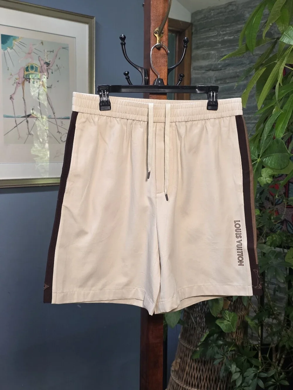 MADE IN ITALY LOUIS VUITTON BICOLOR WARM UP SHORTS XL